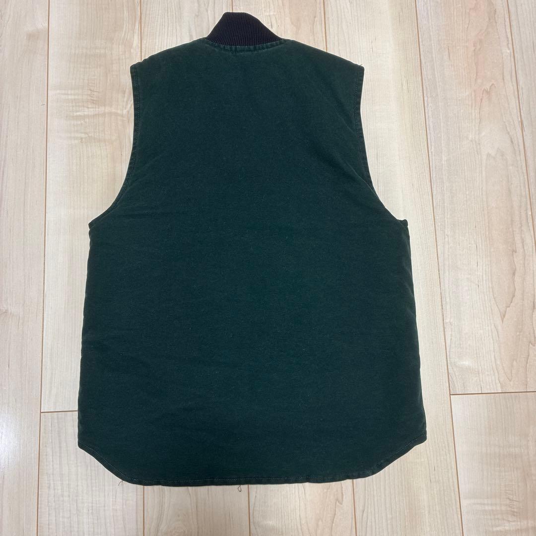 Carhartt ダークグリーン ベスト Sサイズ