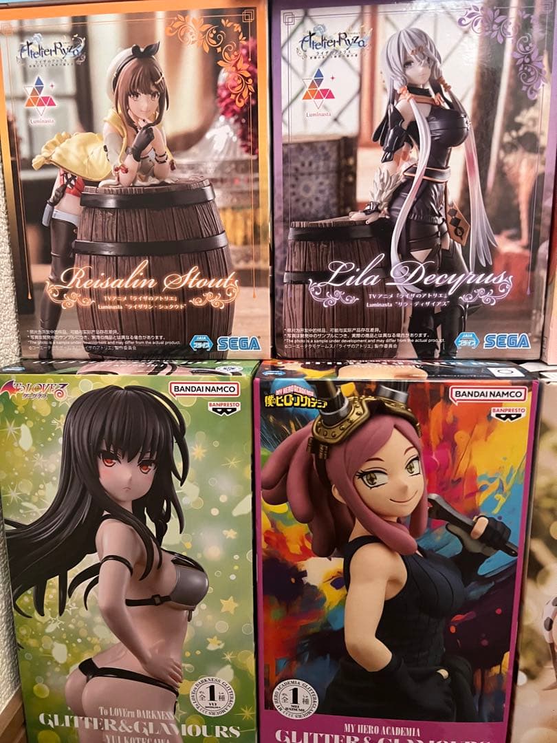 ライザのアトリエ　ダンダダン　ヒロアカ　狼と香辛料　宇崎月　フィギュア　プライズ