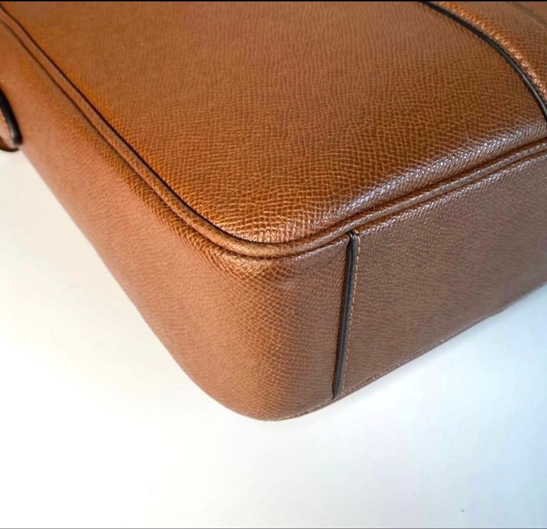 コーチ　COACH ブラウン ビジネスバッグ