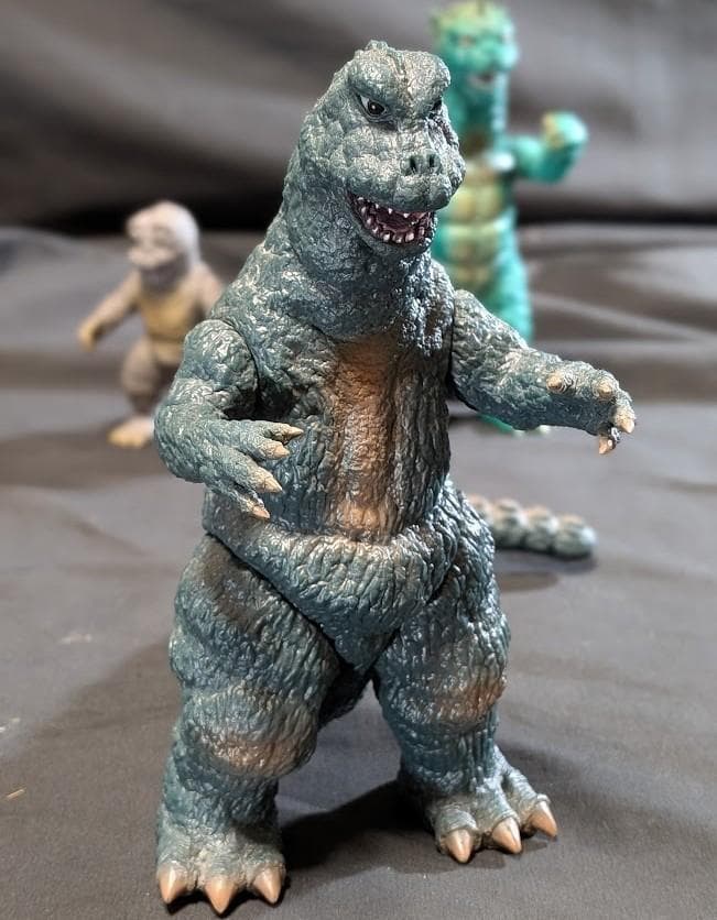 ゴジラ＆ミニラ＆ガバラ（Ｙ・ＭＳF）ソフビフィギュア３体セット