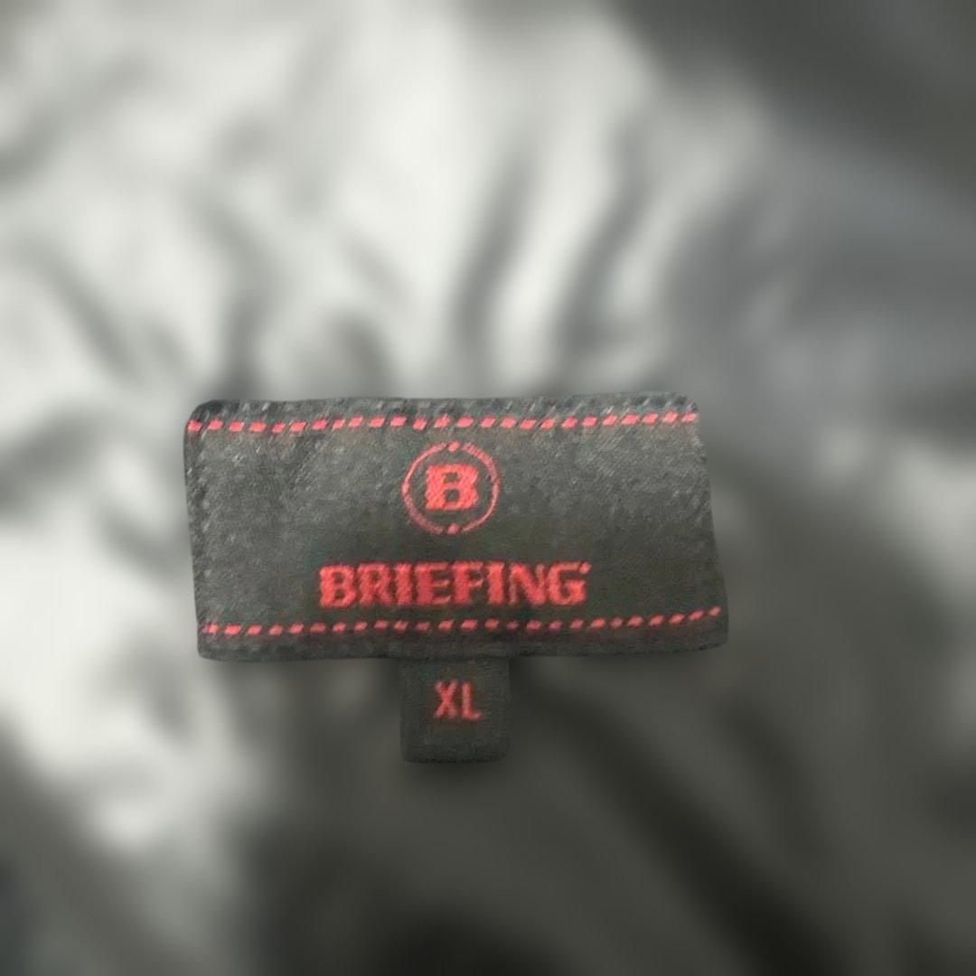 ブリーフィング　ナイロンジャケット　ダブルジップ　ブラック　XL