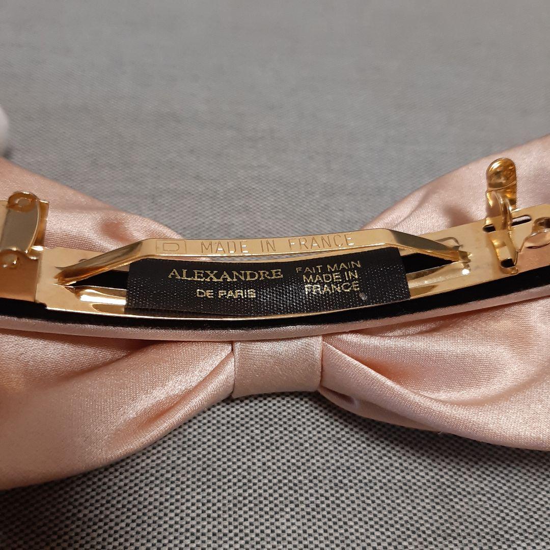 ALEXANDRE DE PARIS アレクサンドルドゥパリ リボン バレッタ