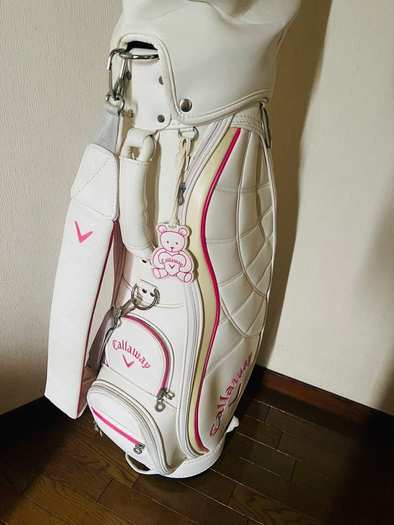Callaway ゴルフバッグ・キャディバッグ ホワイト・ピンク　レディース