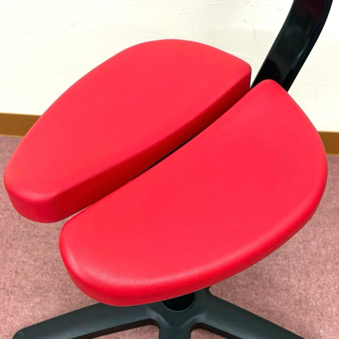 ayur chair アーユルチェア オクトパス 体圧分散マット付 レッド