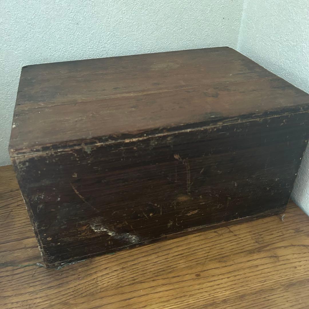 フランス　アンティーク　木製引き出し収納