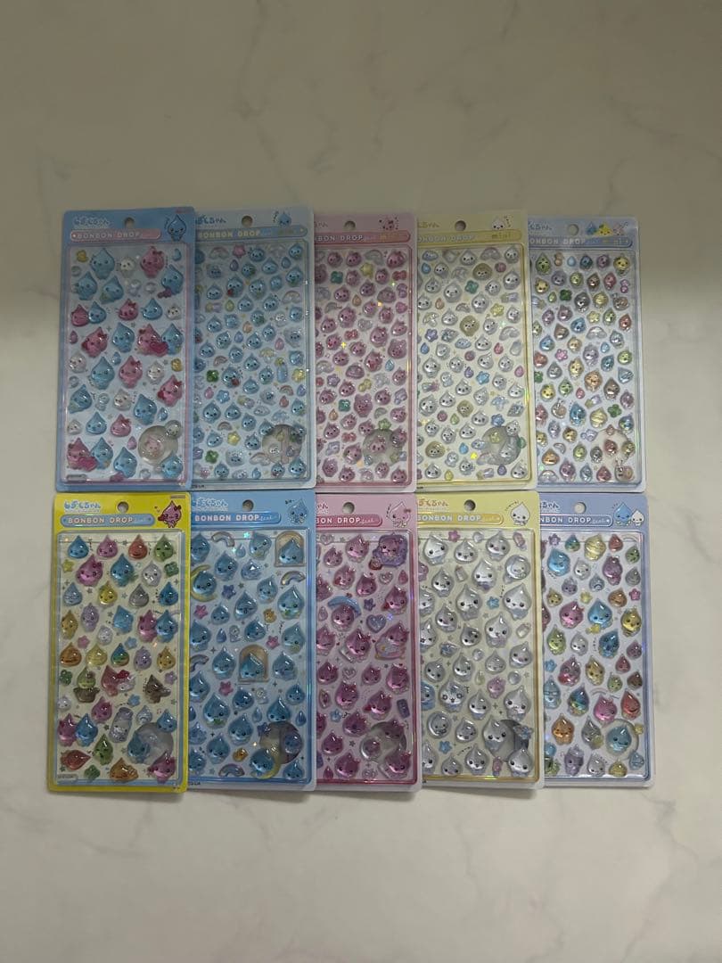 正規品 ボンボンドロップシール しずくちゃん 第一弾 コンプリート セット