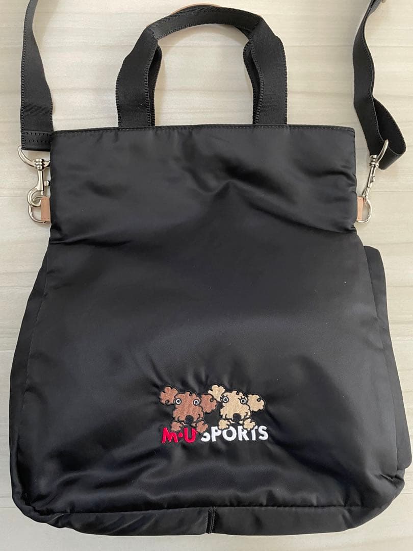 MU SPORT ミエコ ウエサコ スポーツ ショルダー付きバック 〈未使用〉★