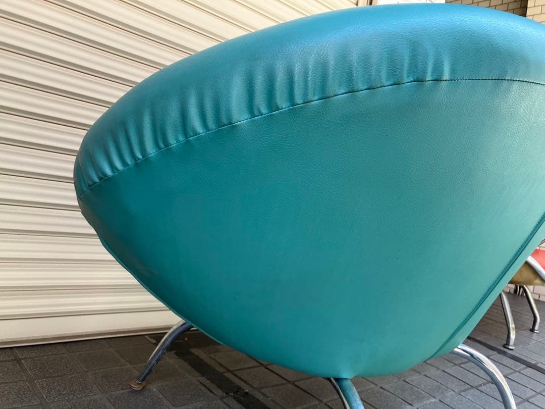 スペースエイジ　ラウンジチェア　1.5人掛け シングルソファ　ミッドセンチュリー