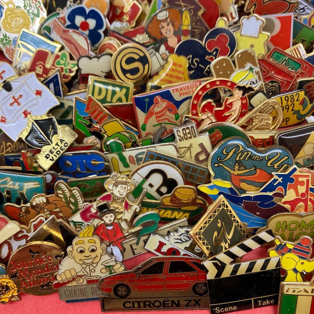 フランス雑貨★ピンバッジ大量200個セット★