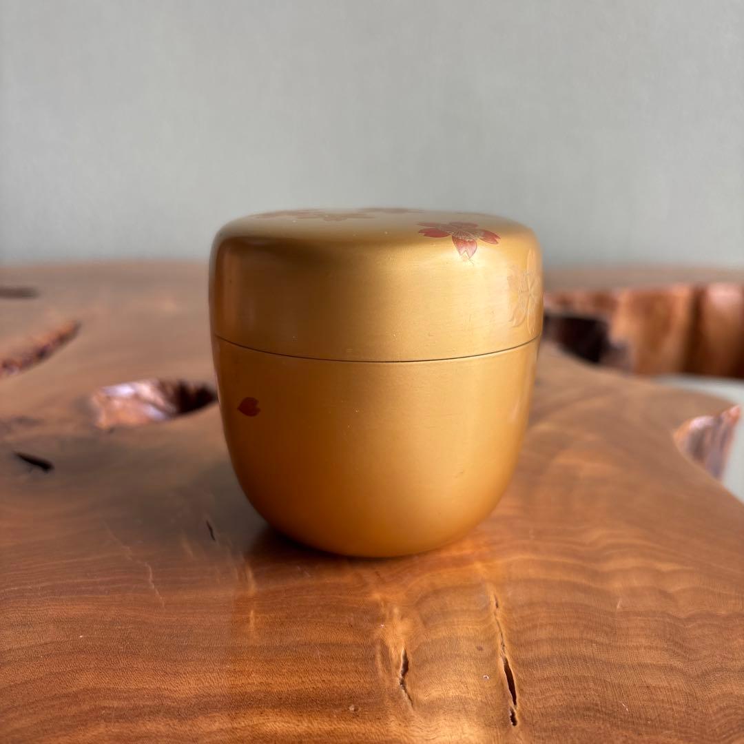 金地 桜 大棗 孝泉造 茶道具 共箱