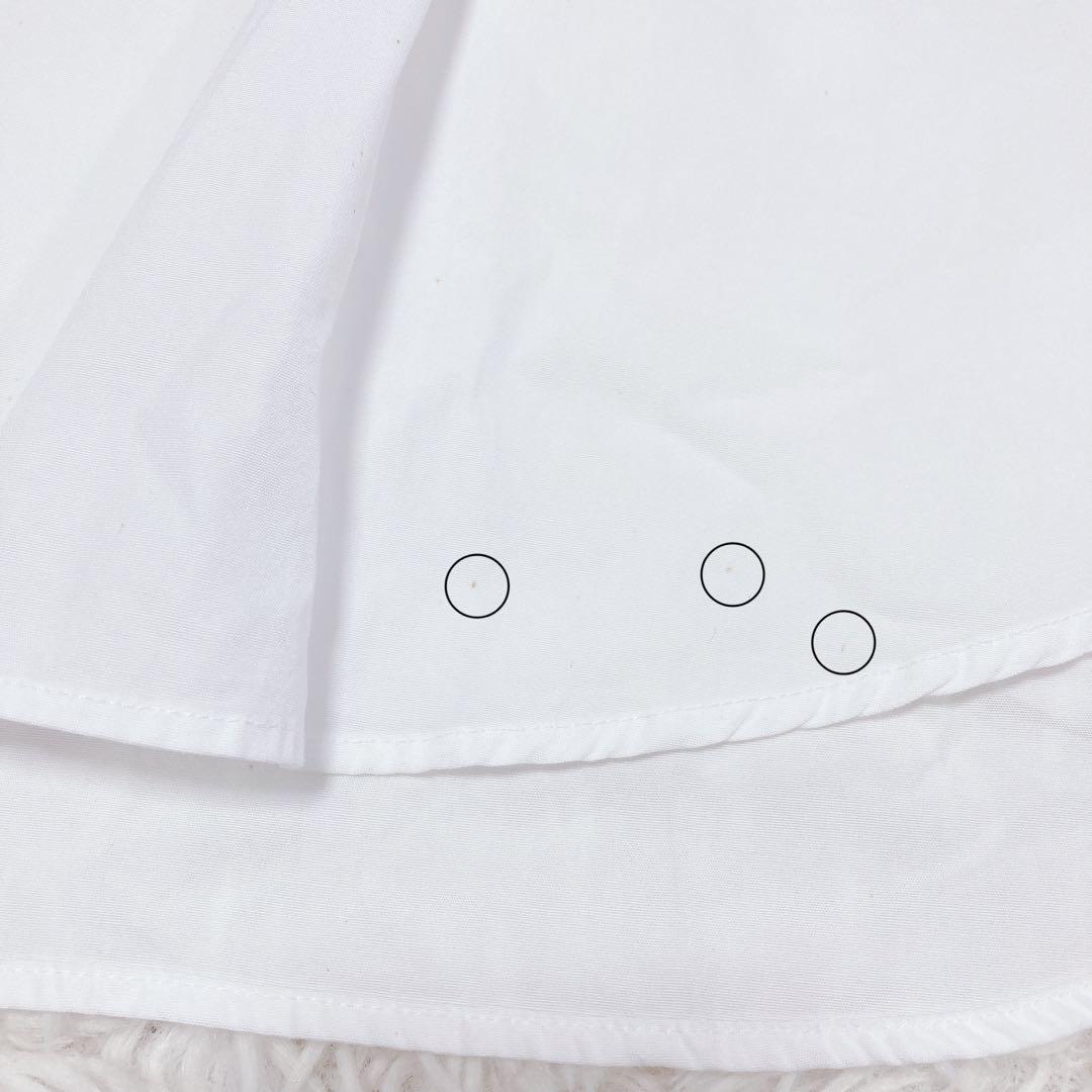 BOURRIENNE Paris Xスタンドカラーシャツ ホワイト XS 刺繍