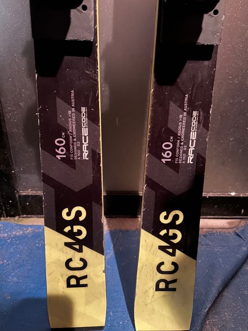 160cm GS用 フィッシャー WC-GS ジュニア＋Z11FF