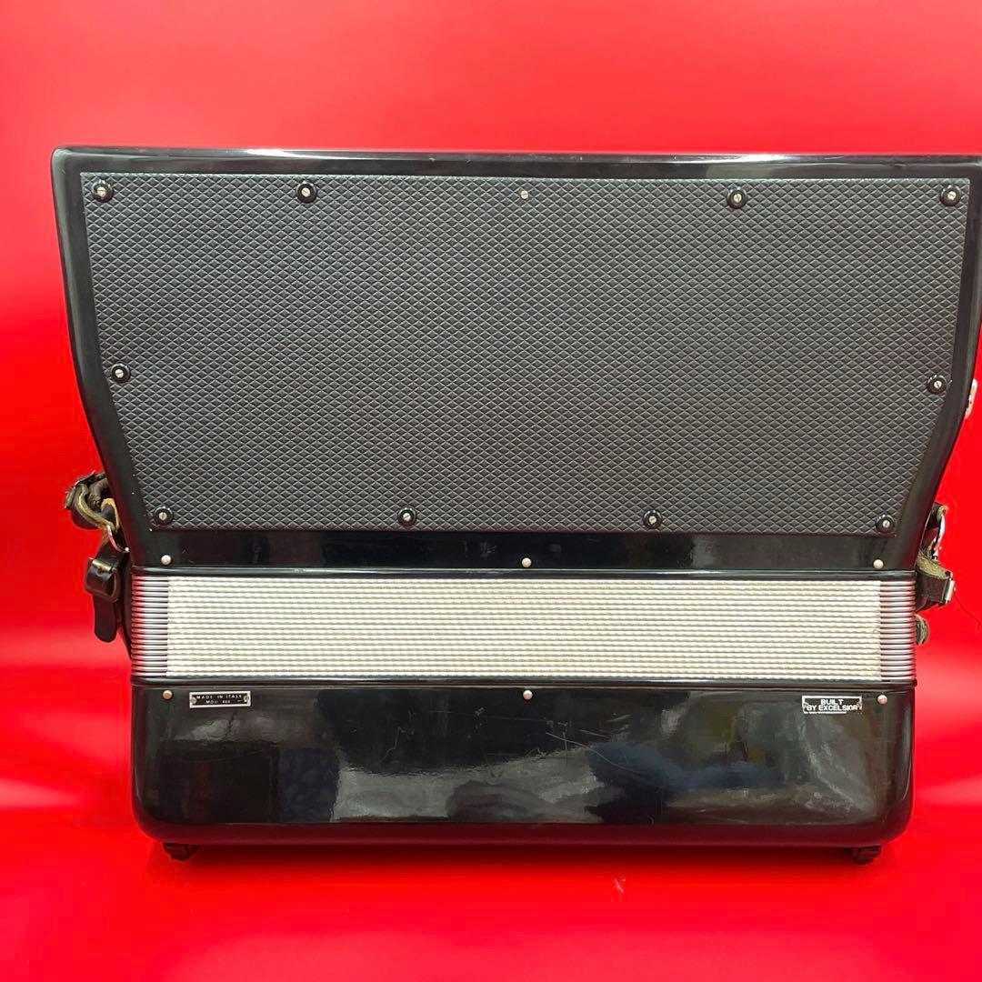 希少　EXCELSIOR mod.400　高級　アコーディオン　ケース付き　黒色