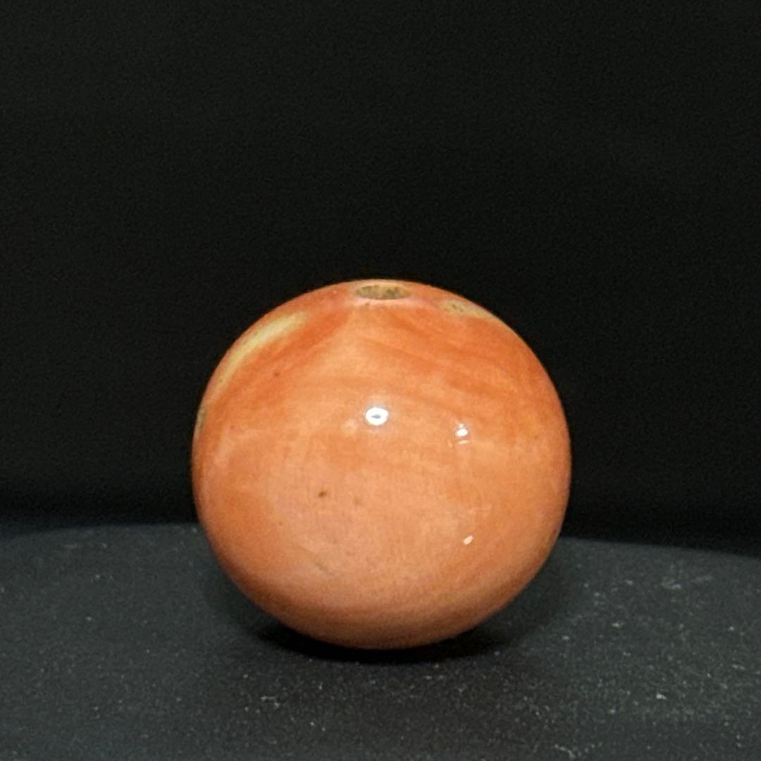 特大 本珊瑚 玉 緒締玉 髪飾