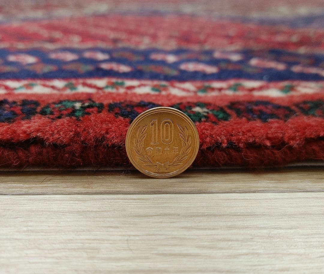 Summer sall ペルシャ絨毯 手織り 草木染　スィールジャーン産