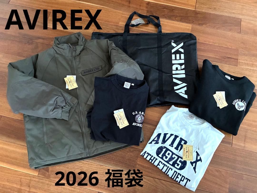 AVIREX 2026 福袋　オリーブ　新品未使用　Mサイズ