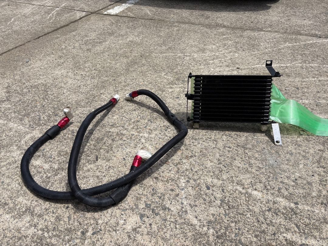 RX8前期用　RE雨宮追加オイルクーラー 使用わずか