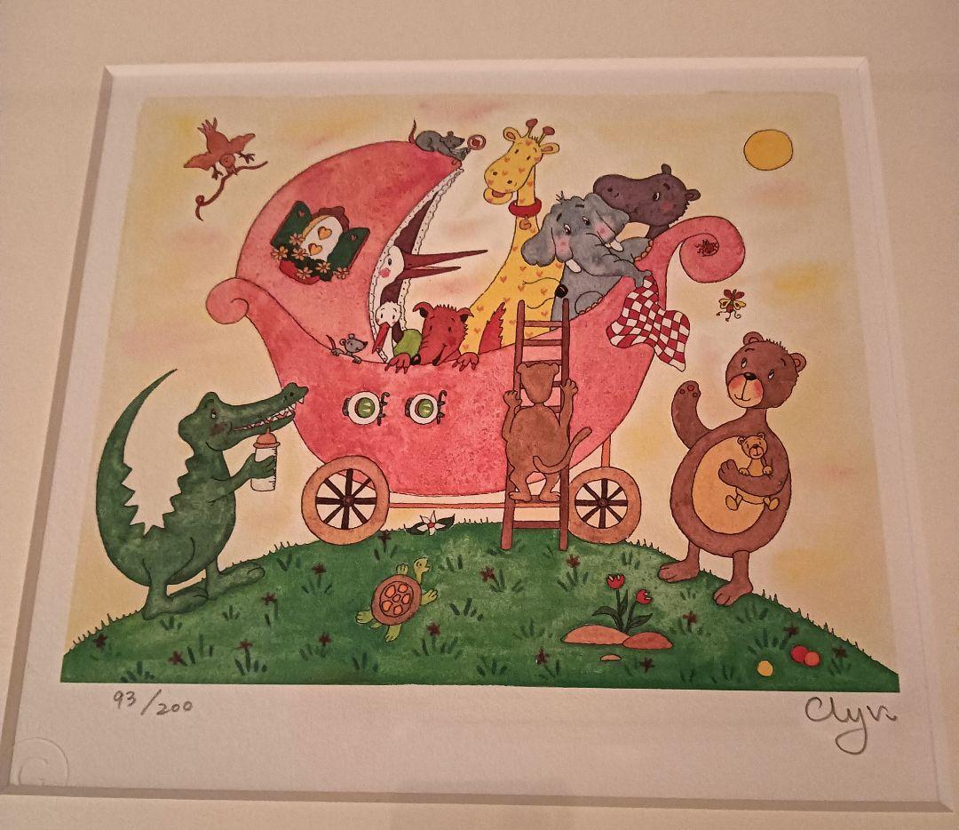 【新品未使用品】Clyv クリーブ　「子供達の箱舟」ジクレー