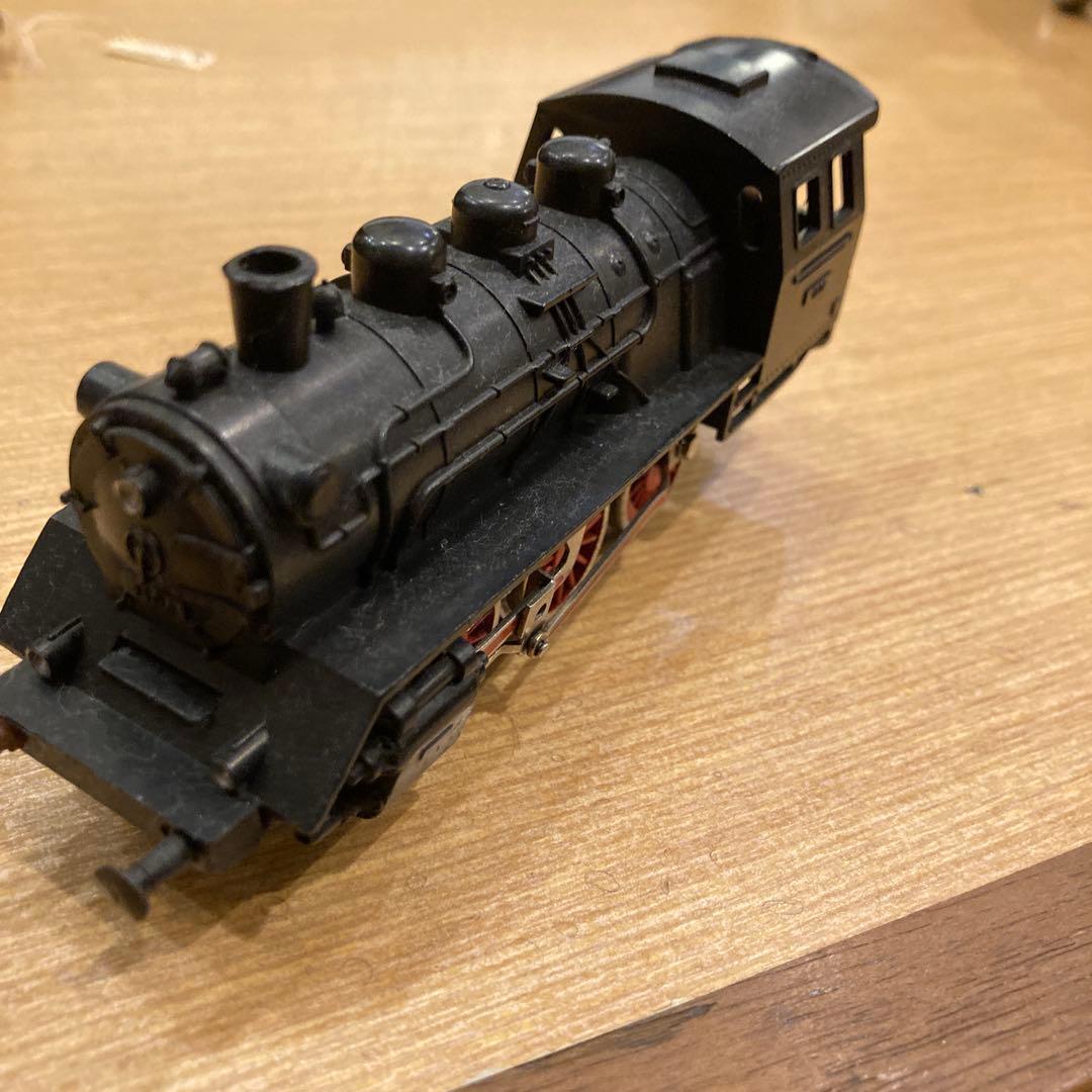 黒い蒸気機関車HOゲージモデル　ドイツ製