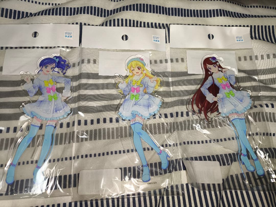 A3 アイカツ! アクリルスタンド 星宮いちご　霧矢あおい　紫吹蘭　セット