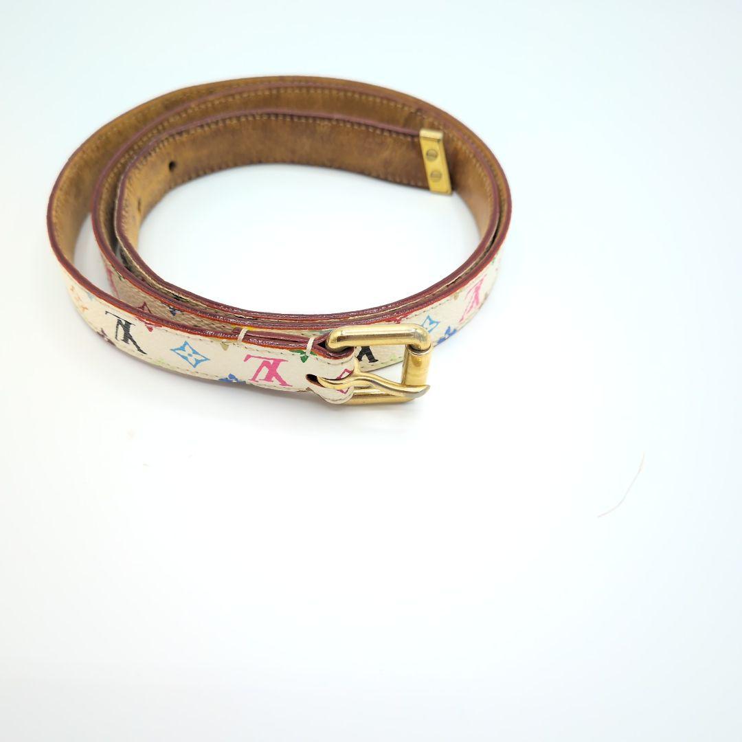 LOUIS VUITTON サンチュール・キャレ モノグラム マルチカラー