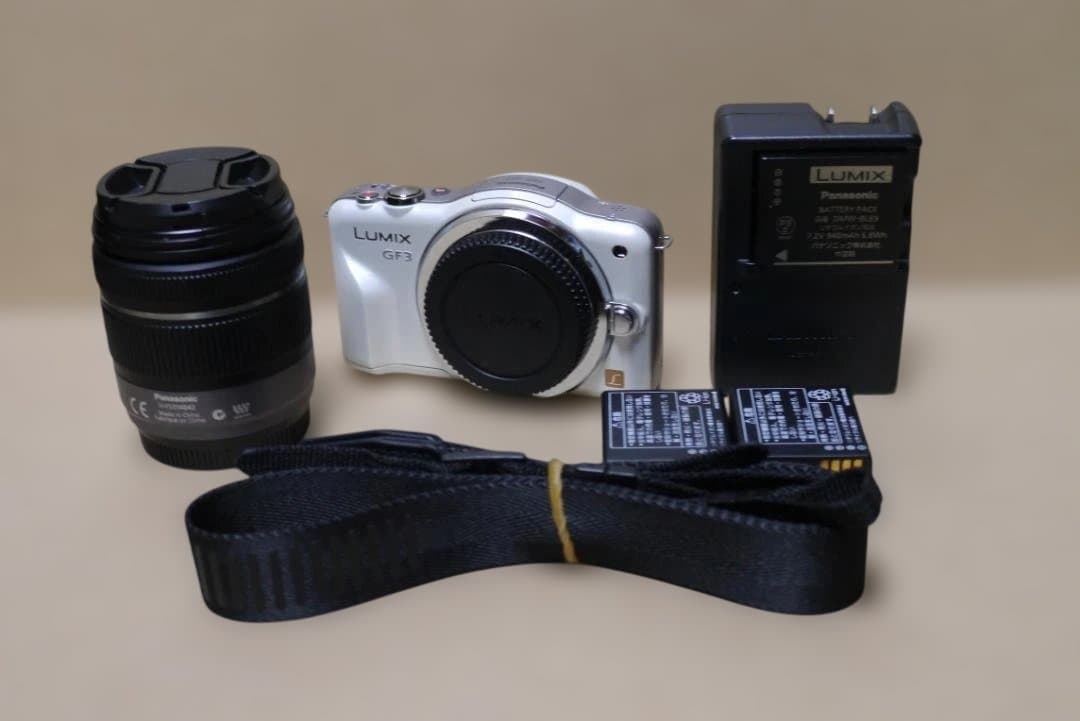 【美品・動作品】Panasonic LUMIX GF3 レンズキット ホワイト