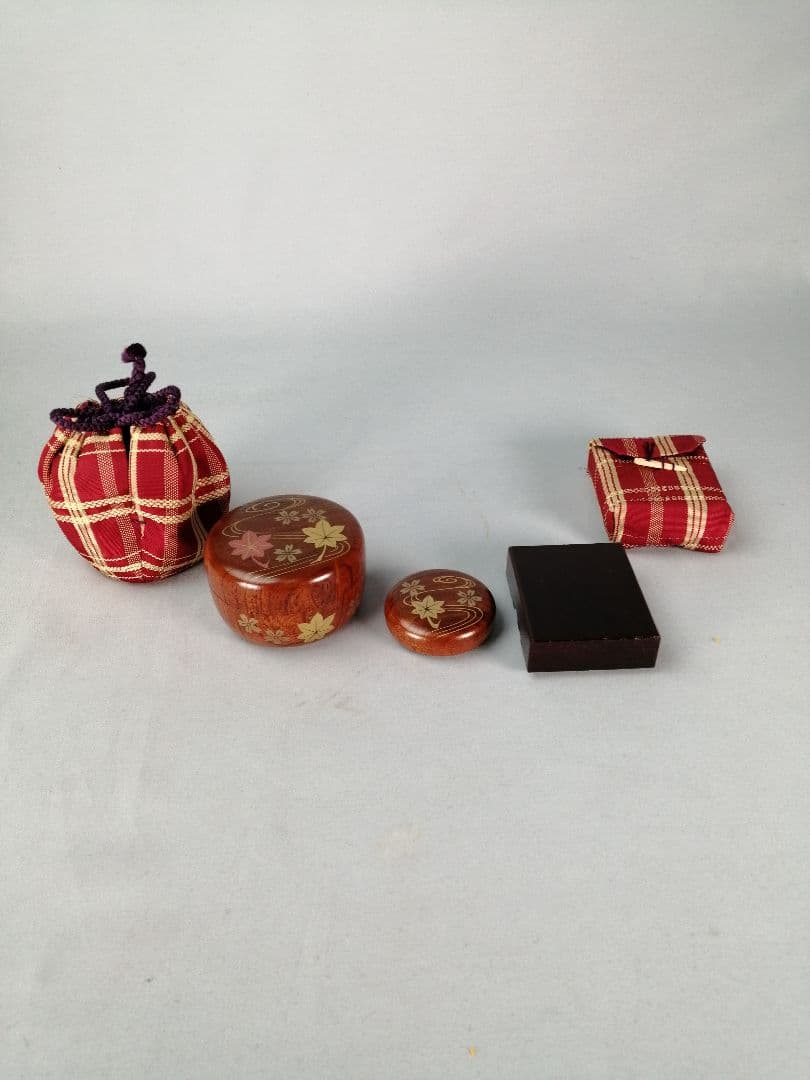 【茶道具】御所籠　茶箱 茶道具セット付属　　　 　茶箱157