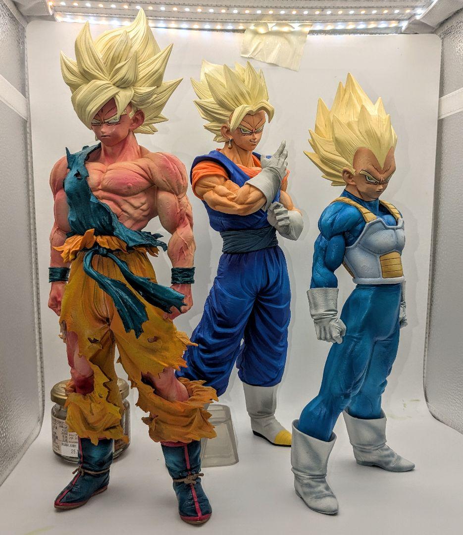 3体 smsp風 ドラゴンボール 一番くじ 孫悟空 ベジータ ベジット