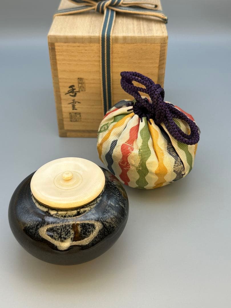 茶道具　茶入　宮川香雲　大海