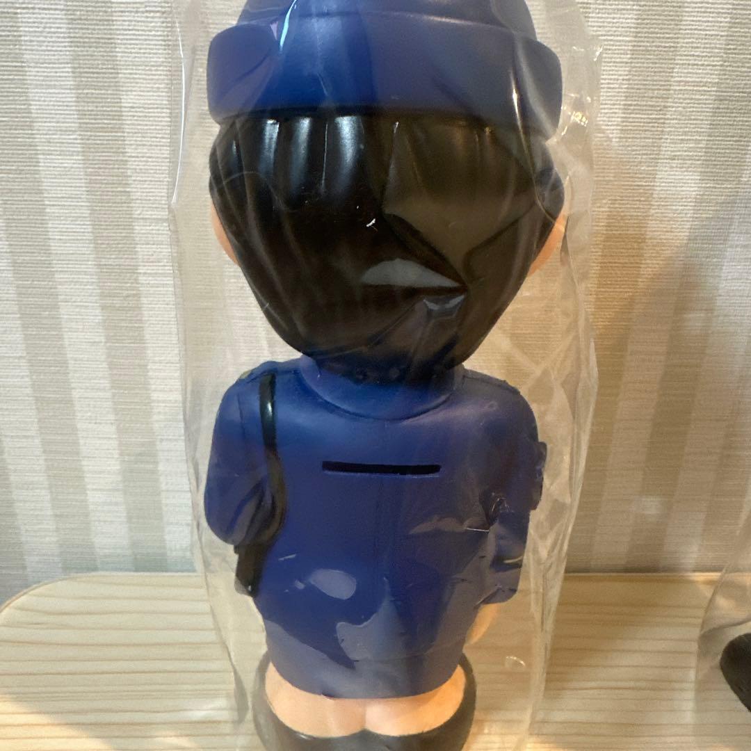 わたしたちの街のおまわりさん人形 埼玉警察　ソフビ 貯金箱 非売品 平成レトロ