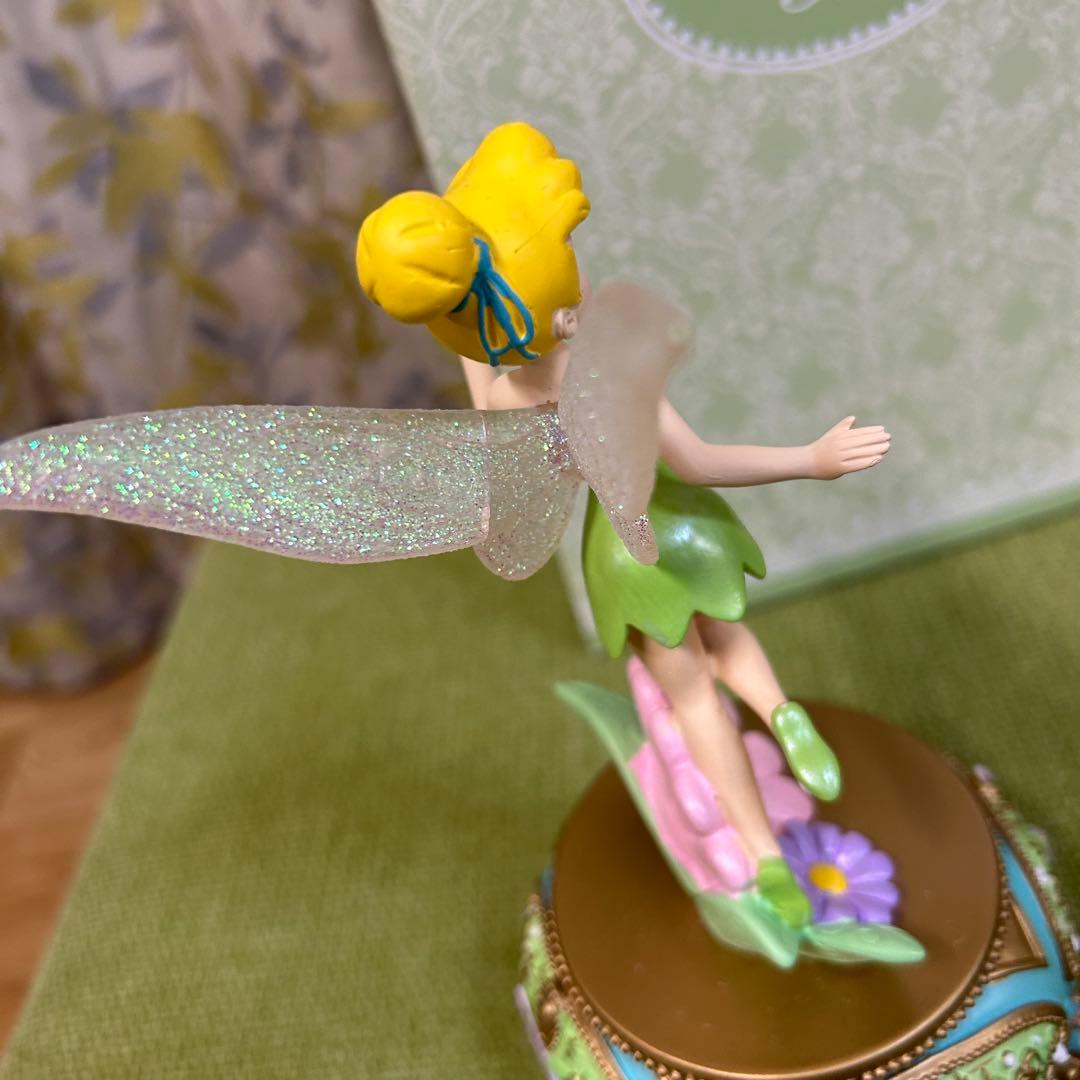 ティンカーベル オルゴール 花と蝶　ディズニーストア