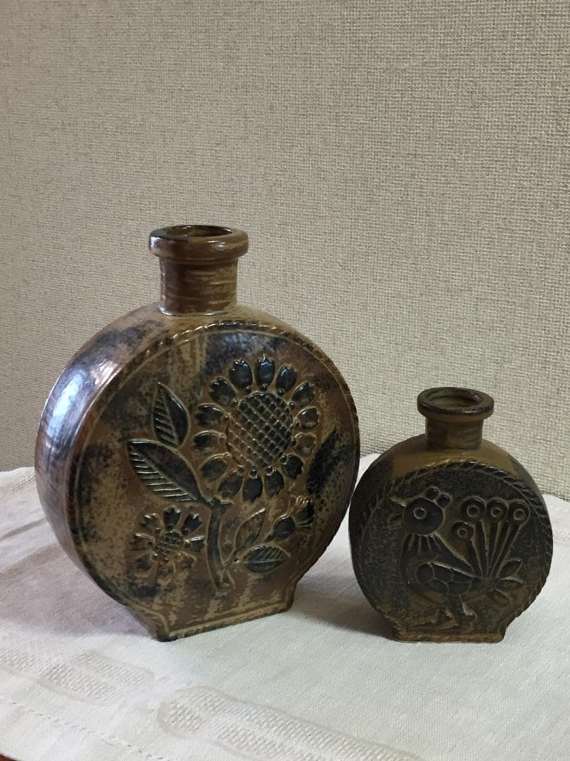 北欧輸出用花瓶　大小セット