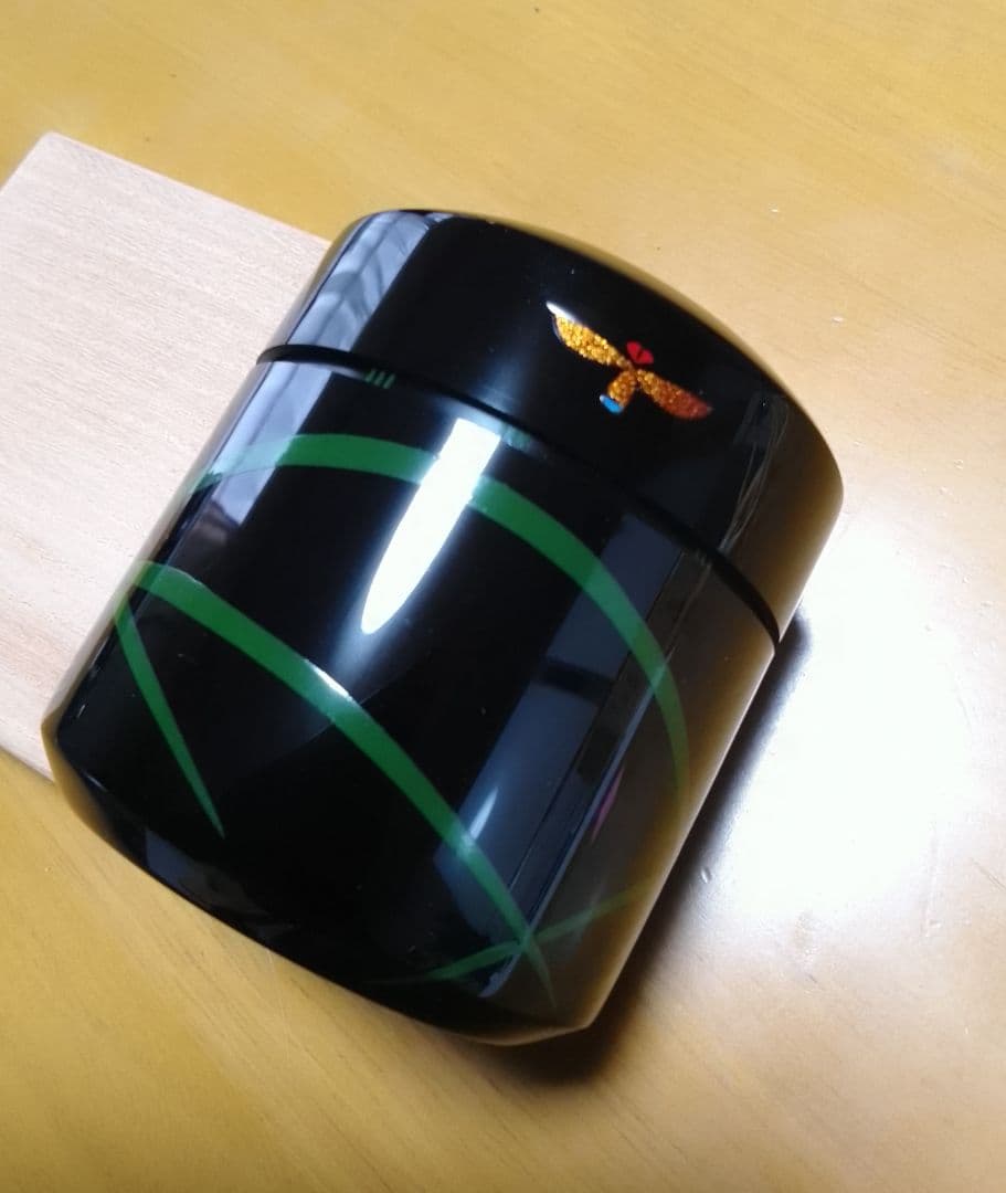 茶入れ 棗 茶道具 中村宗悦 雪吹棗 未使用品 003