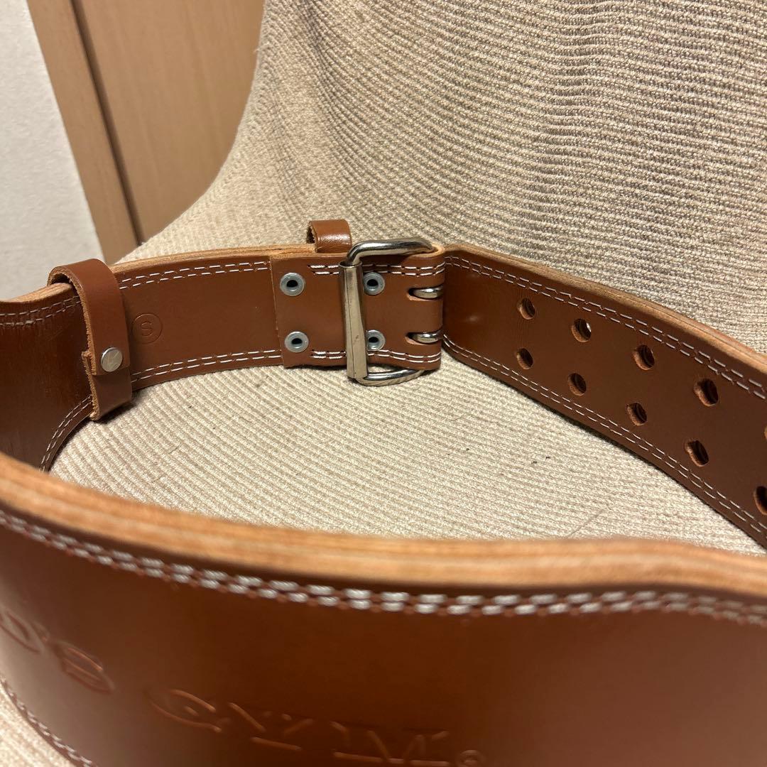 ゴールドジム(GOLD`S GYM) プロレザーベルト サイズ S