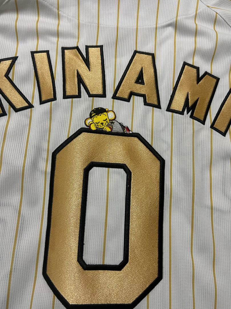 【美品】阪神タイガース チャンピオンユニフォーム　　　木浪聖也 サイズL