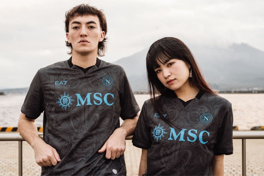 正規品 24/25 ナポリ EA7 3rd ユニフォームLサイズ 新品未使用