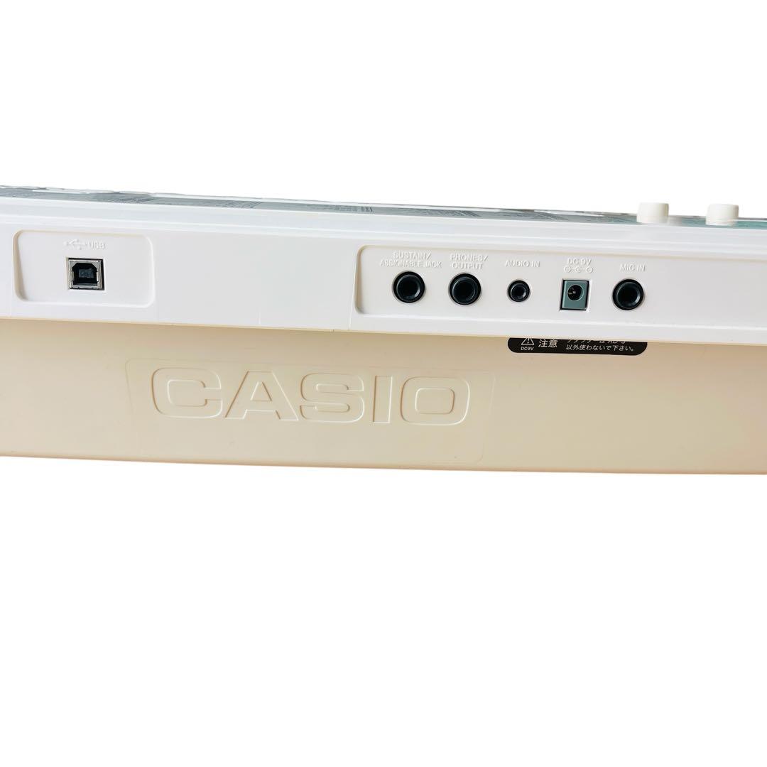 美品　CASIO LK-208 光ナビゲーション キーボード 電子ピアノ カシオ