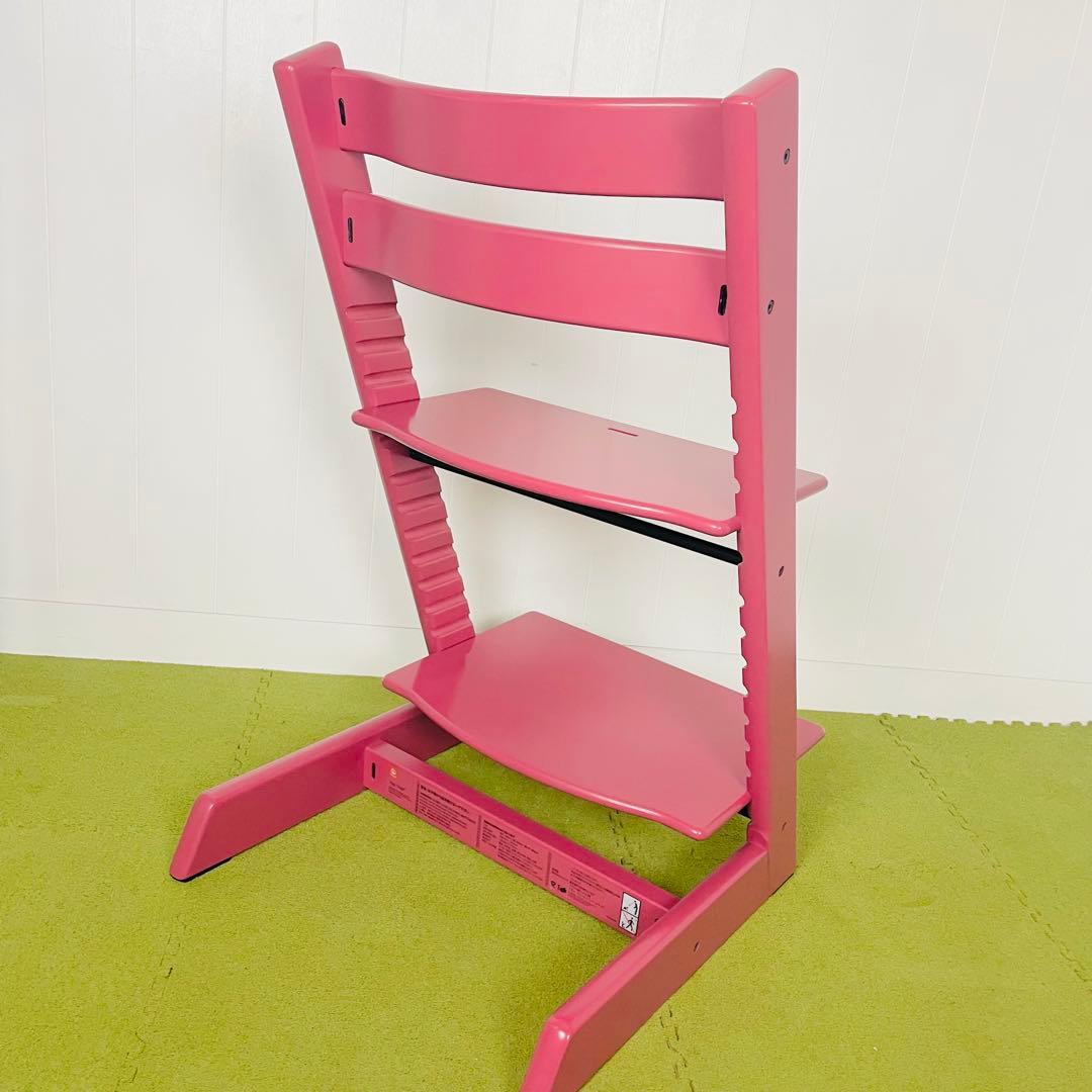 【美品】STOKKE ストッケ トリップトラップ シリアル6 ヘザーピンク