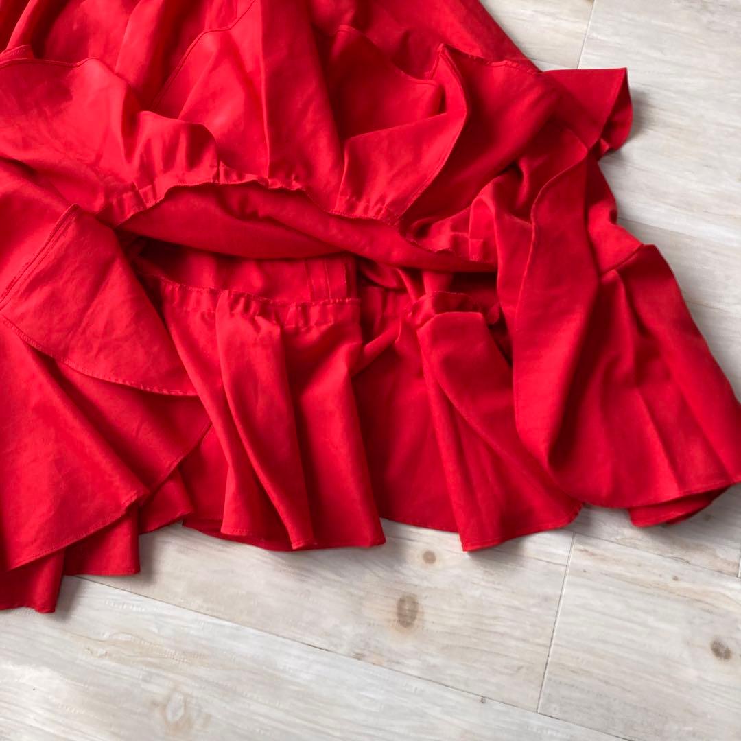 フラメンコ衣装 ロングワンピース ティアード ロングドレス オーダーメイド