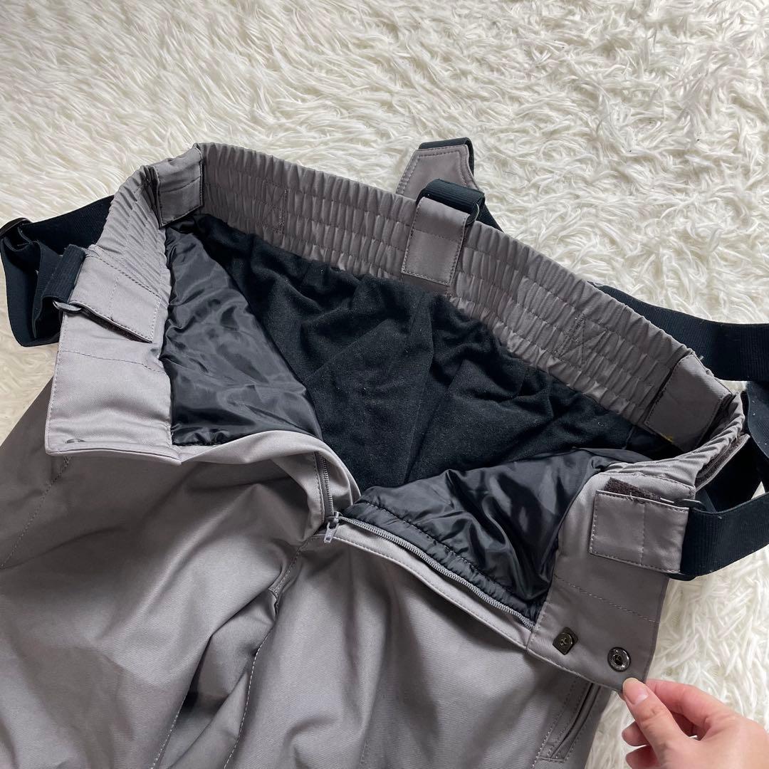 お洒落✨デサント スキーウェア 上下 セットアップ メンズ XL グレー 赤