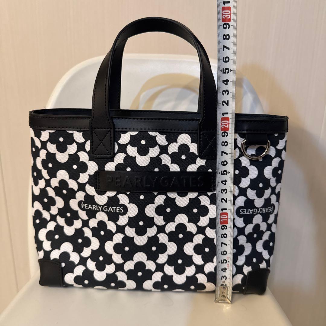 【とね】パーリーゲイツ　ジオメトリック　フラワー柄　カートバッグ