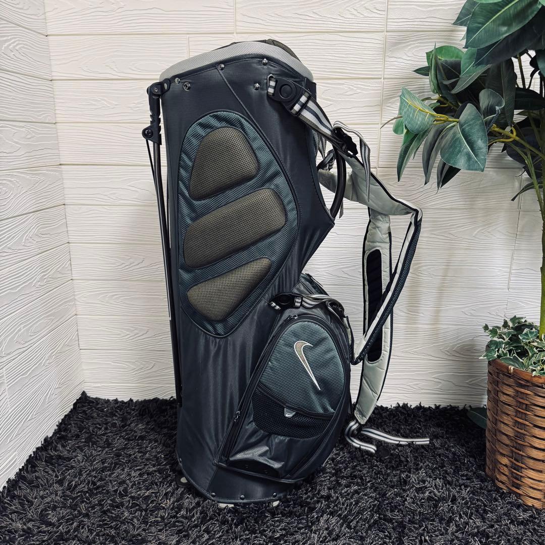 激シブ ナイキ スタンド ゴルフ キャディバッグ 14分割 グリーン 軽量