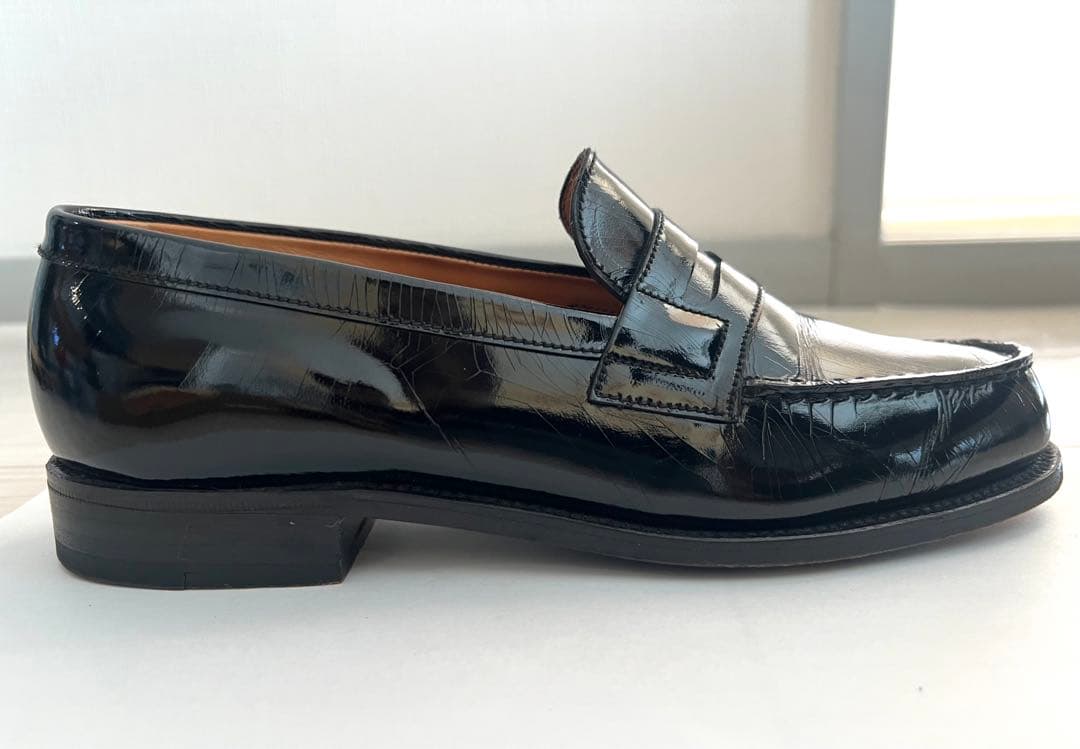 JMウエストン　ローファー　エナメル　旧ロゴ　23cm 3B