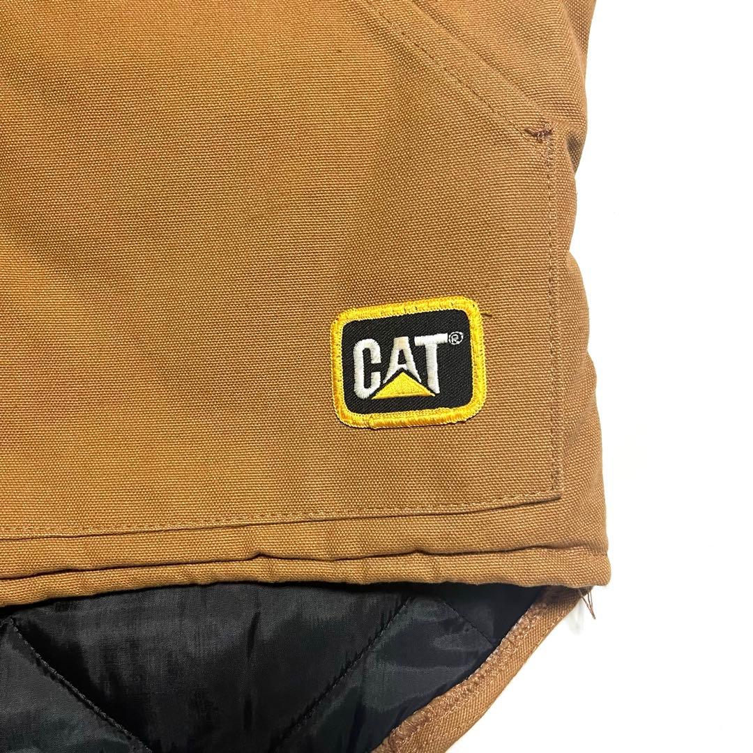 80s CAT CATERPILLAR キャタピラー ダッグベスト USA製