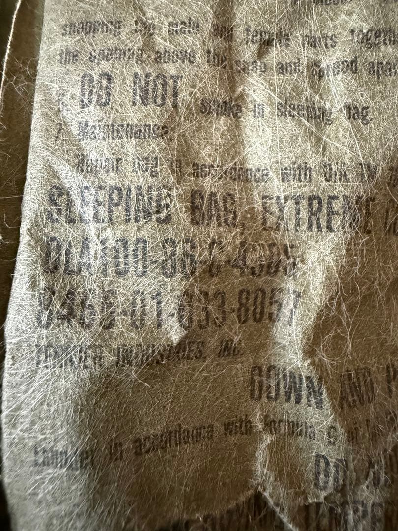 な*ん様 US EXTREME COLD SLEEPING BAG 80年代