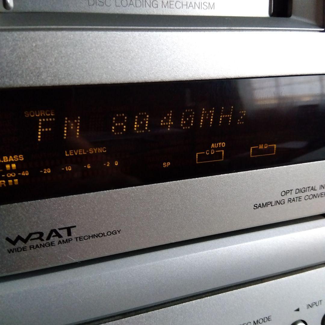 ONKYO FR-X9　CD/MD ミニコンポ本体 リモコン付属、取説あり！