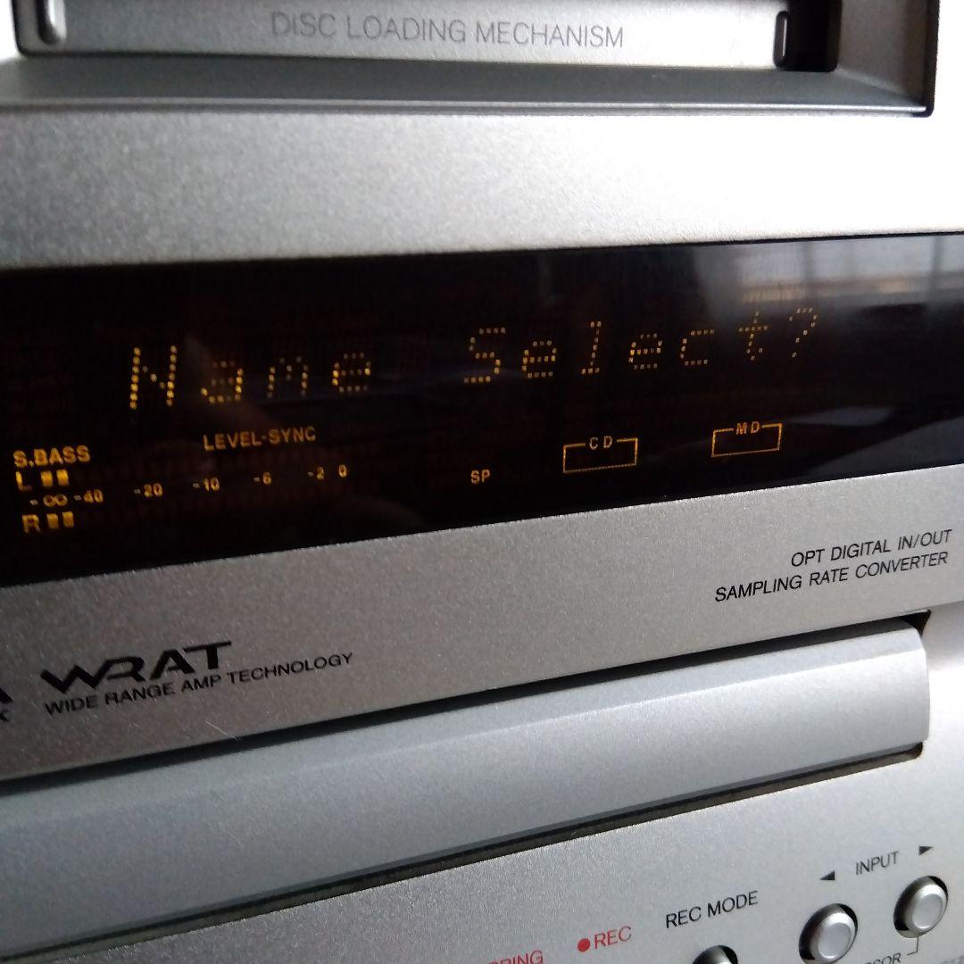 ONKYO FR-X9　CD/MD ミニコンポ本体 リモコン付属、取説あり！