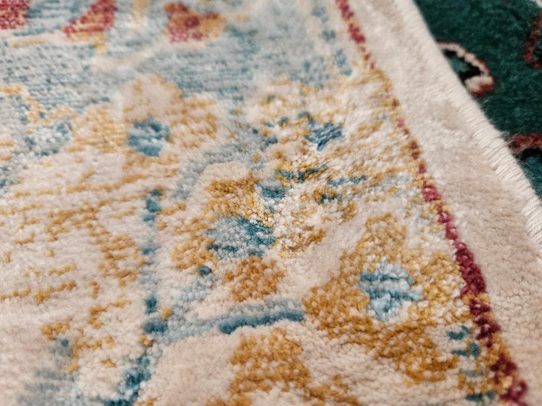 多色オリエンタルデザインラグ