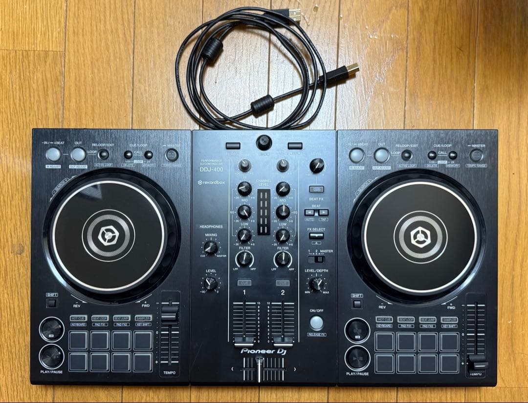 Pioneer DDJ-400 DJコントローラー（箱・説明書なし）動作良好