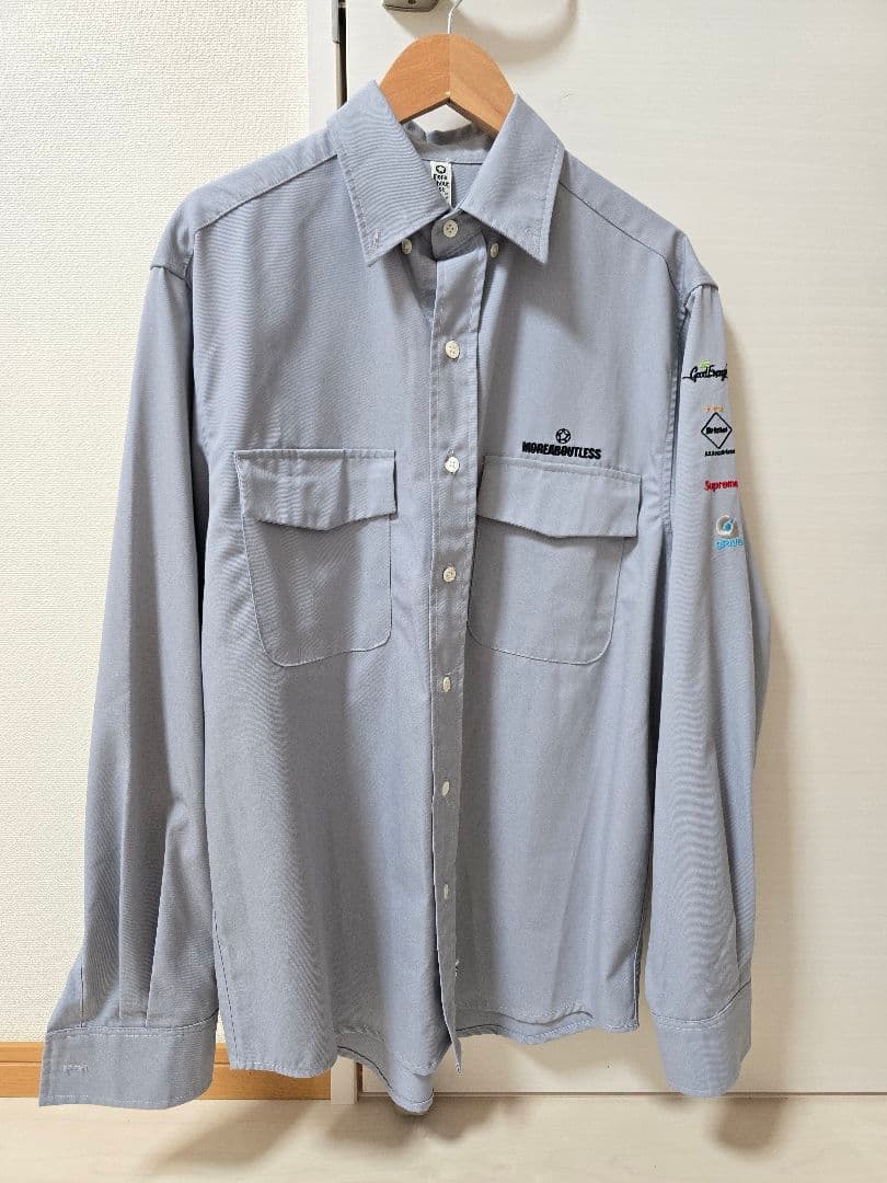 も*こ様 ★MORE ABOUT LESS　コラボ　Supreme　長袖ボタンダ